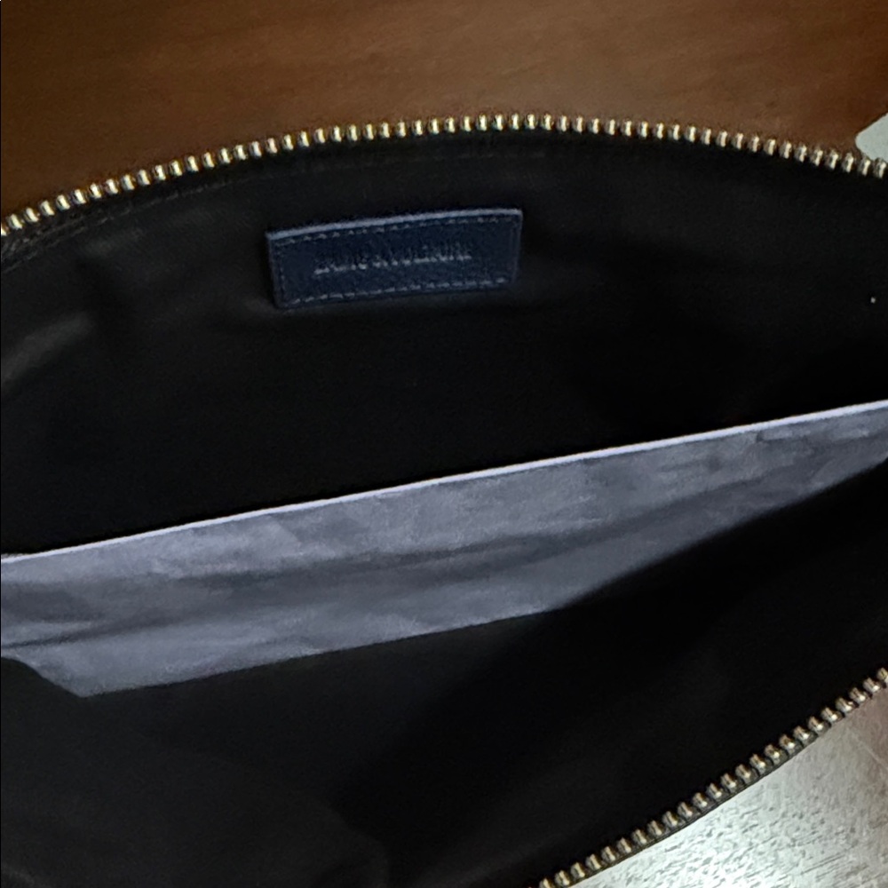 Zadig & Voltaire Navy Wristlet Clutch - Picture 3 of 4